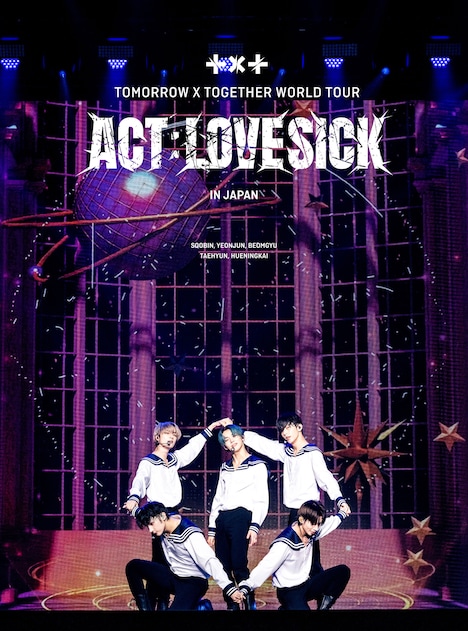 TOMORROW X TOGETHER「＜ACT : LOVE SICK＞ IN JAPAN」Blu-ray初回限定盤ジャケット (c)(P)&(C) BIGHIT MUSIC