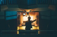 オルガン奏者・渡邉清人。（撮影：後藤武浩）