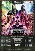 「Sabaton THE TOUR TO END ALL TOURS」フライヤー