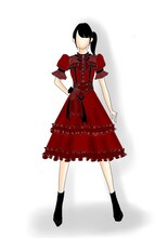 高嶺のなでしこ「革命の女王」イメージ衣装デザイン画