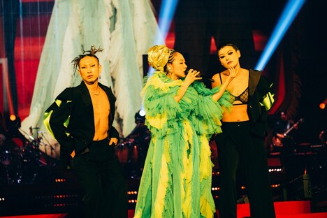 MISIA「Yakult presents 25th Anniversary MISIA THE GREAT HOPE」有明アリーナ公演の様子。