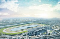 センテニアル・パーク京都競馬場の全貌。