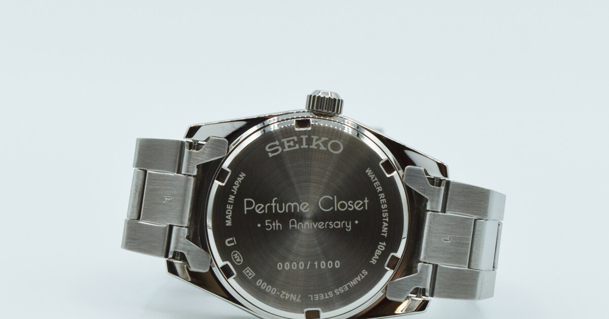 Perfume Closet Watch -Limited Edition-」裏面 [画像ギャラリー 3/17 
