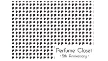 「Perfume Closet」コラボレーションメニュー購入者特典のペーパーランチョンマット。