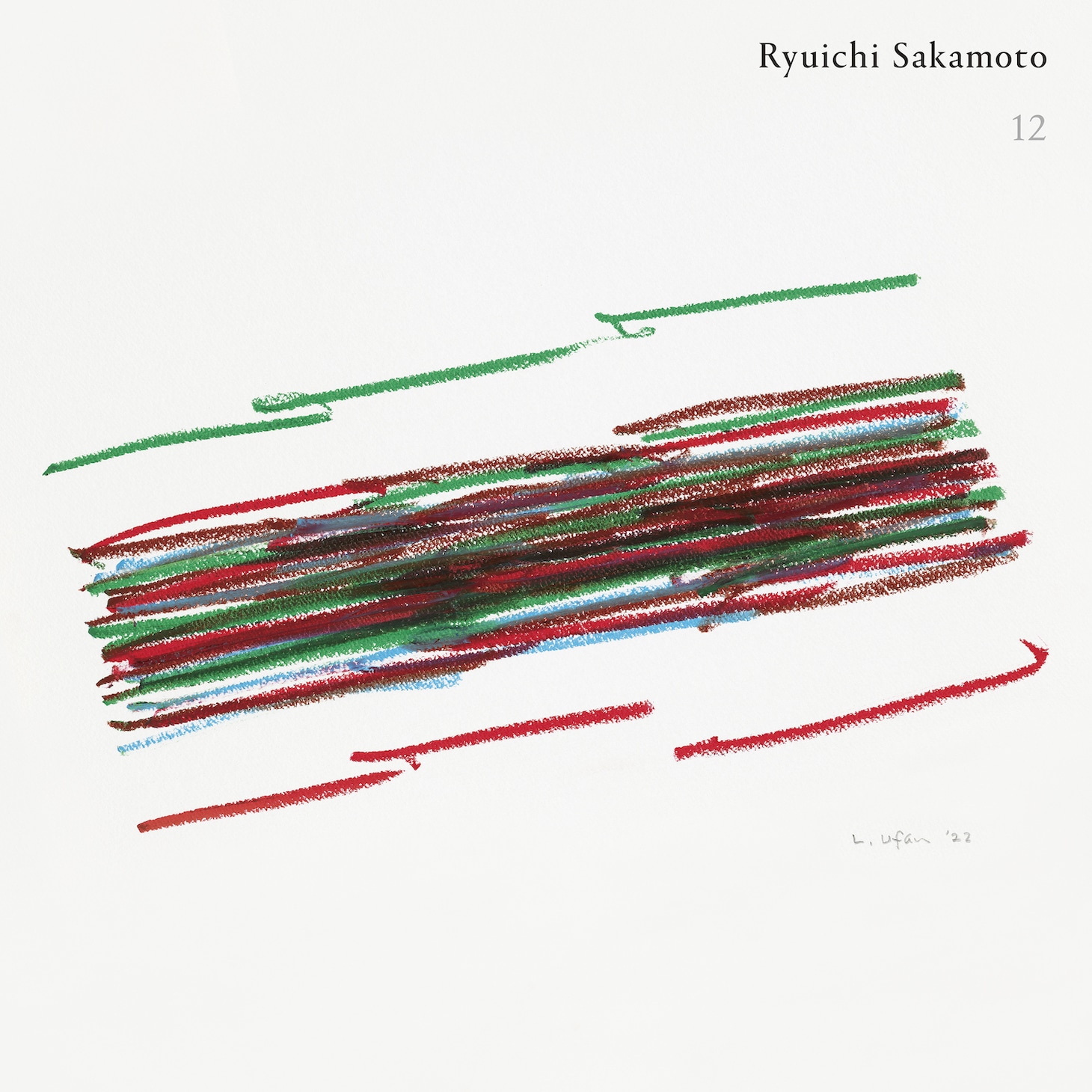 坂本龍一「12」アナログ盤ジャケット