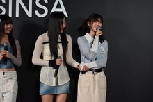 左からHANNI、MINJI、DANIELL。