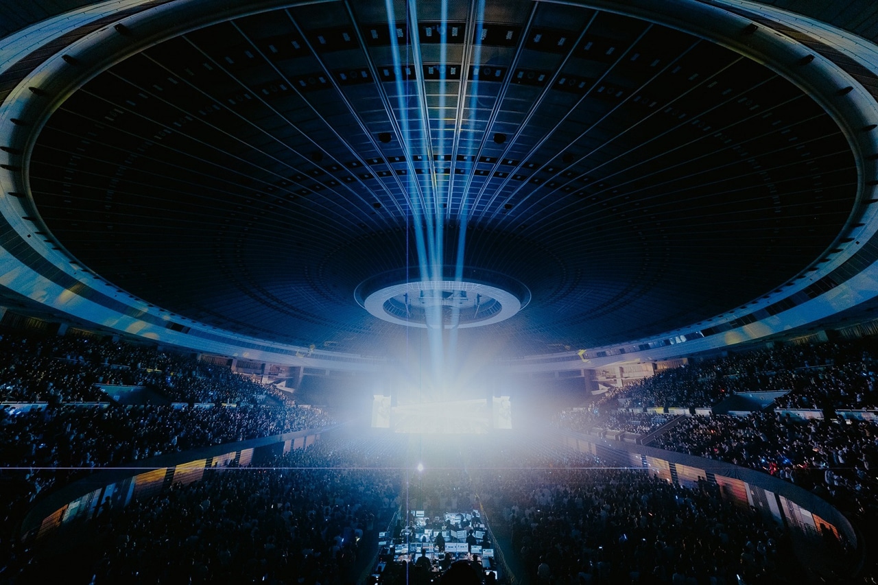 「YOASOBI ARENA TOUR 2023」愛知・日本ガイシホール公演の様子。