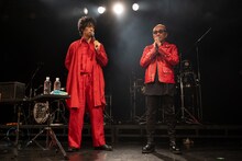 斎藤工と竹中直人。（撮影：石橋俊治）