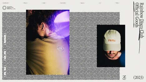 「Rainbow Disco Club 2023」オフィシャルウェアのキービジュアル。