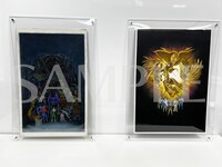 展示される、「真・女神転生」に関するイラストの生原画