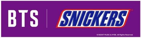 BTS スニッカーズのビジュアル。