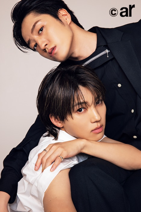 上から森田美勇人（7ORDER）、安井謙太郎（7ORDER）。