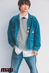 「miniの写真のテイスト好きなんです、盛れるし」Aぇ! group福本大晴が着こなすデニムコーデ