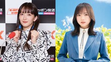 左から長屋晴子（緑黄色社会）、齊藤京子（日向坂46 ）。