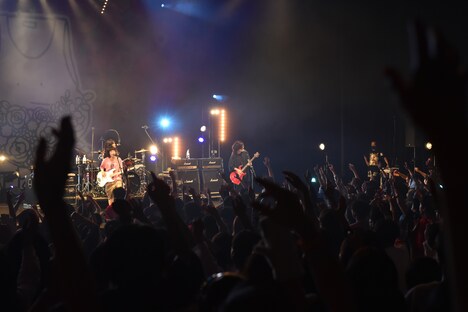 ヤバイTシャツ屋さん「"Tank-top Flower for Friends" ONE-MAN HALL TOUR 2023」2023年4月7日公演の様子。