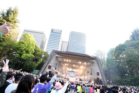 超ときめき♡宣伝部「ときめき♡春の晴れ舞台2023」の様子。