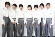 龍宮城のメンバー。左から冨田侑暉、Ray、KEIGO、ITARU、KENT、S、齋木春空。