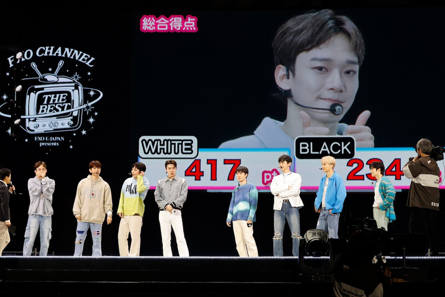 「EXO-L-JAPAN presents EXO CHANNEL “THE BEST”」の様子。