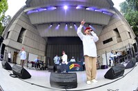 スチャダラパー「祝・日比谷野音100周年 スチャダラ2090」の様子。（撮影：三浦憲治）