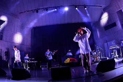 スチャダラパー「祝・日比谷野音100周年 スチャダラ2090」の様子。（撮影：三浦憲治）