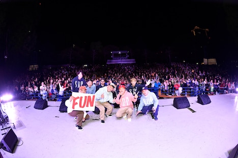 スチャダラパー「祝・日比谷野音100周年 スチャダラ2090」の様子。（撮影：三浦憲治）