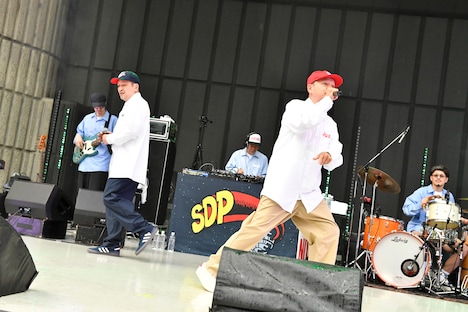 スチャダラパー「祝・日比谷野音100周年 スチャダラ2090」の様子。（撮影：三浦憲治）