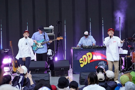 スチャダラパー「祝・日比谷野音100周年 スチャダラ2090」の様子。（撮影：三浦憲治）