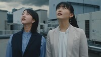 「サントリー天然水 ファイバー8000」のWeb CM「怪獣バイアフー襲来」編より。