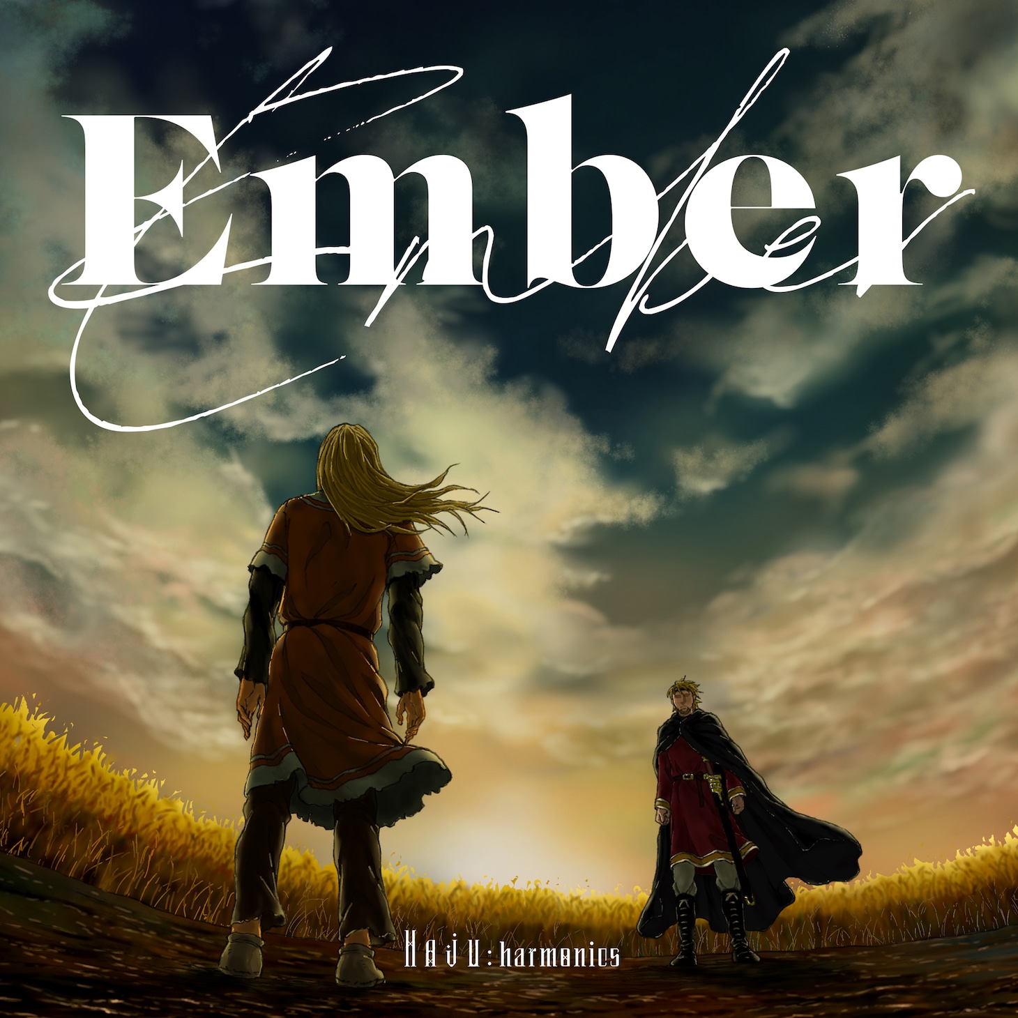 haju:harmonics「Ember」期間生産限定盤ジャケット (c)幸村誠・講談社／ヴィンランド・サガ SEASON 2 製作委員会