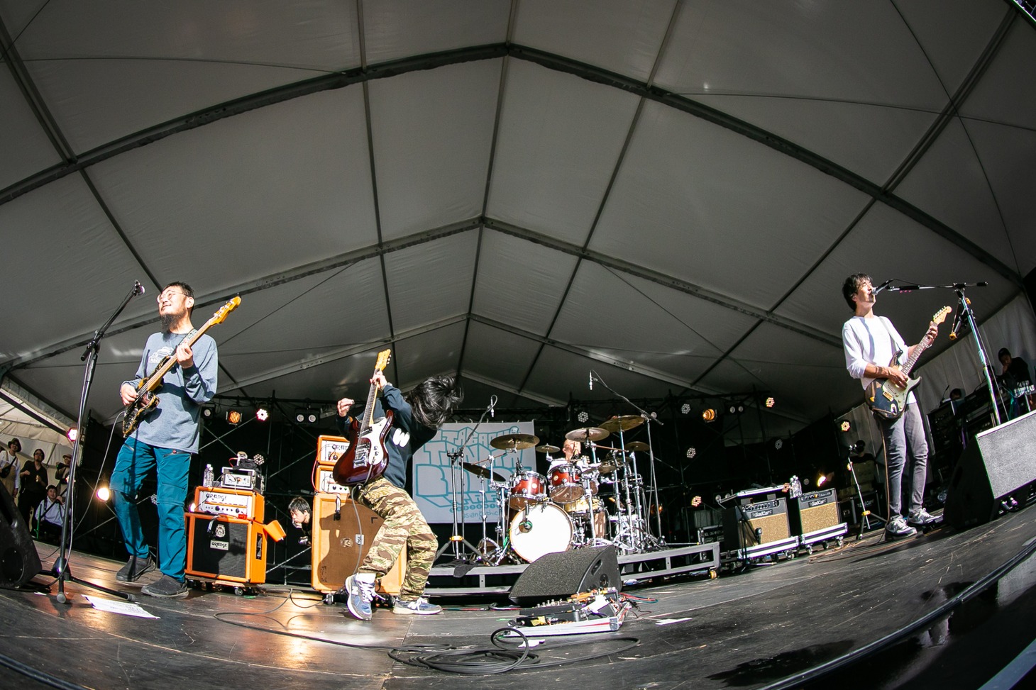 the band apart（Photo by Daisuke Yoshida）