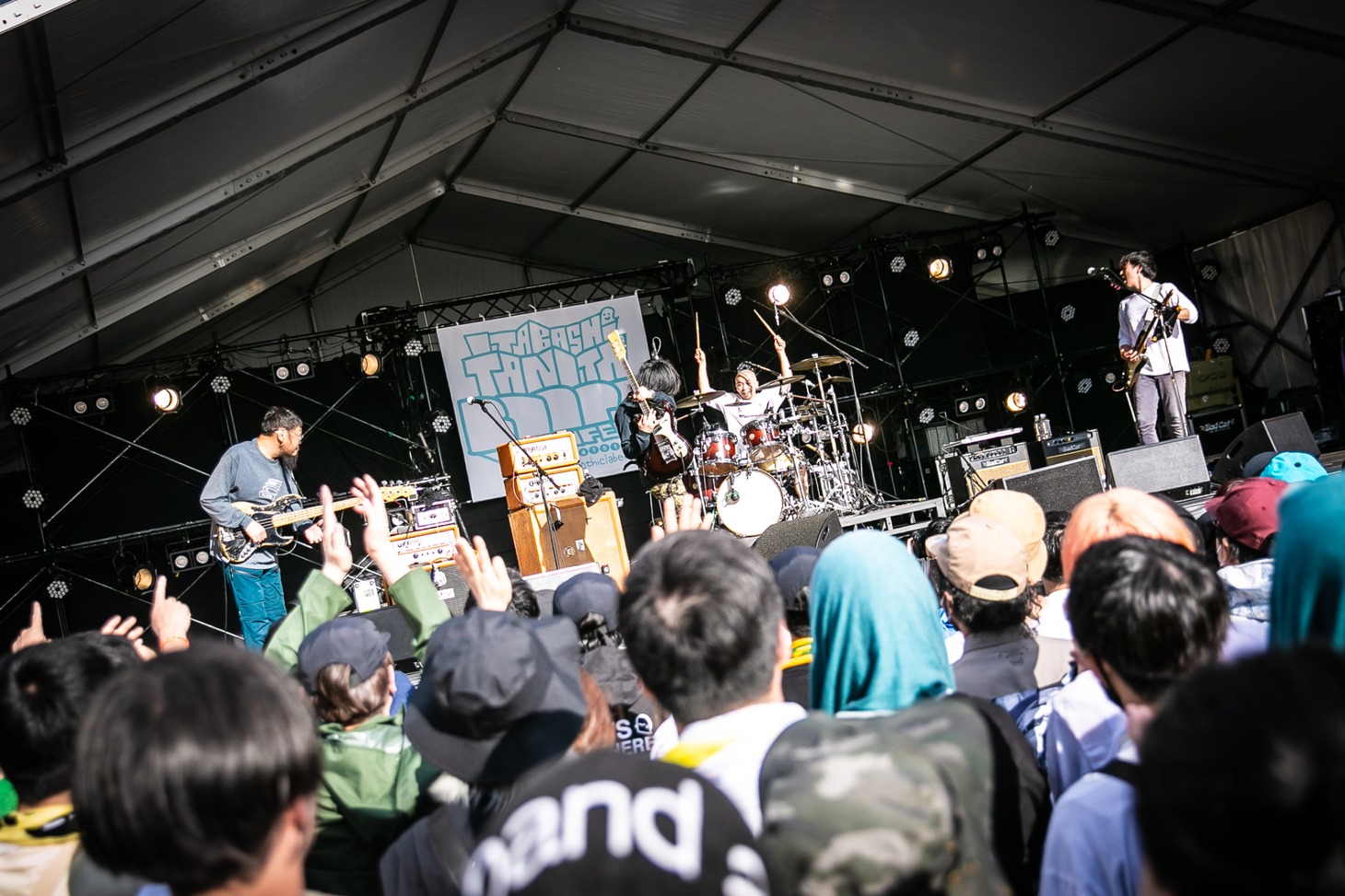 the band apart（Photo by Daisuke Yoshida）