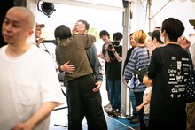 the band apartステージ袖の様子。（Photo by Daisuke Yoshida）