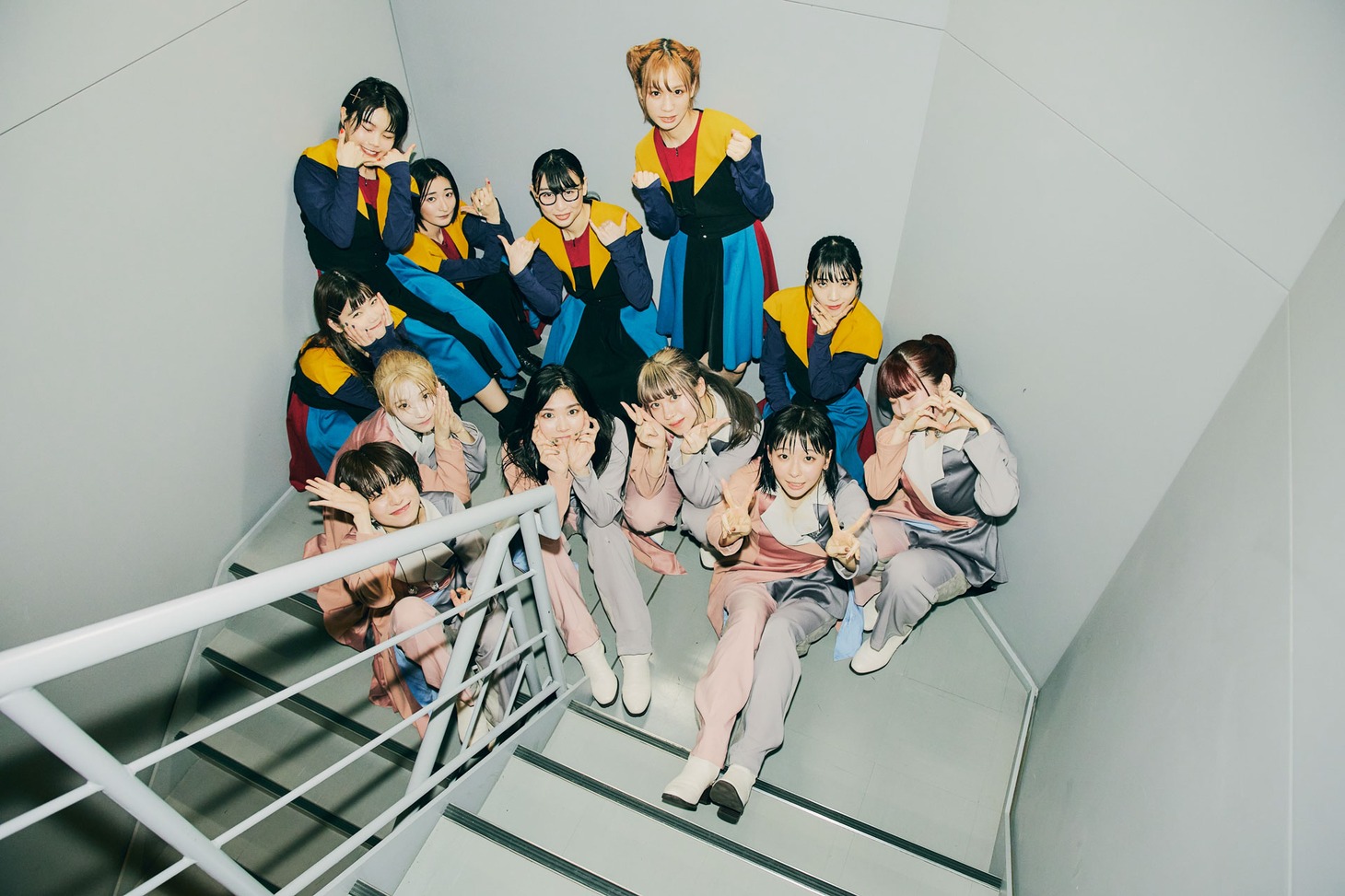 ExWHYZとBiSH。（Photo by Tetsuya Yamakawa）
