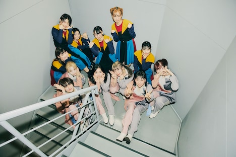 ExWHYZとBiSH。(Photo by Tetsuya Yamakawa)