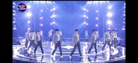 「BOYS PLANET」シグナルソング「난 빛나（Here I Am）」のパフォーマンスの様子。(c)ABEMA