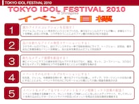 「TOKYO IDOL FESTIVAL 2010」事業計画書の一部。
