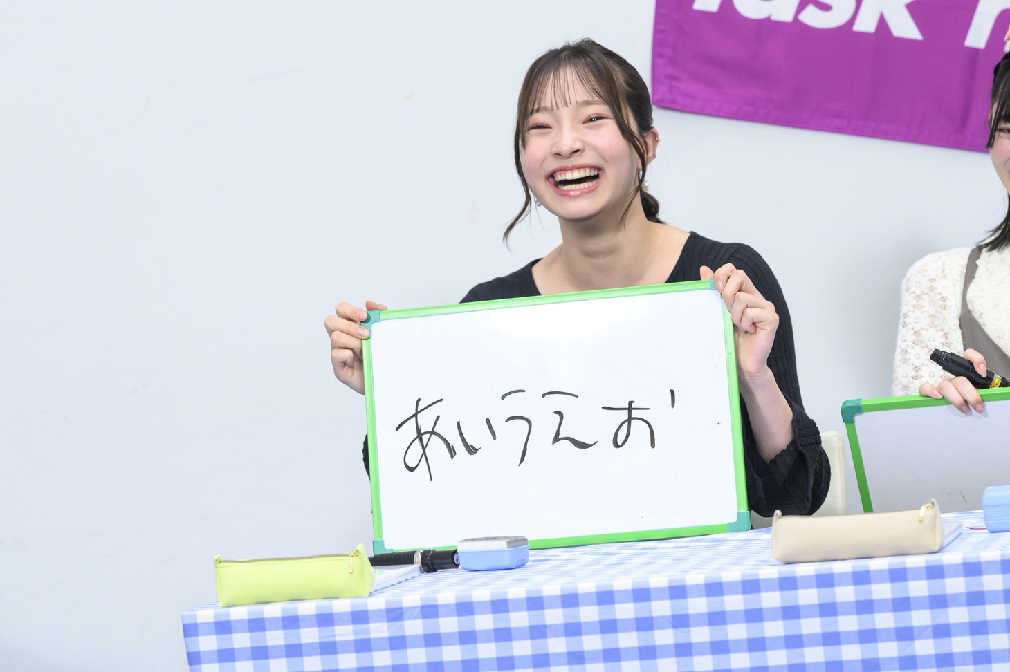 「Task have Fun Diary」収録の様子。