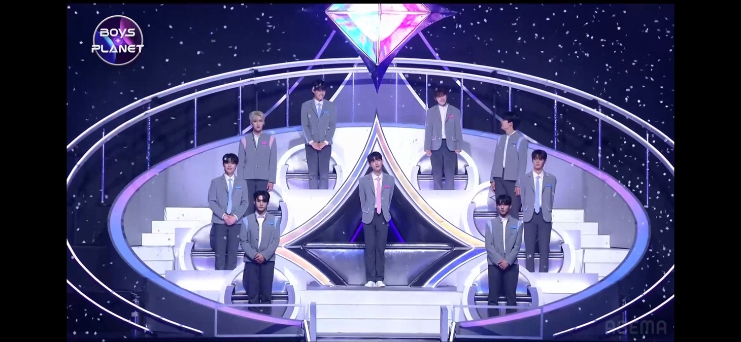 「BOYS PLANET」からデビューする9人。(c)ABEMA