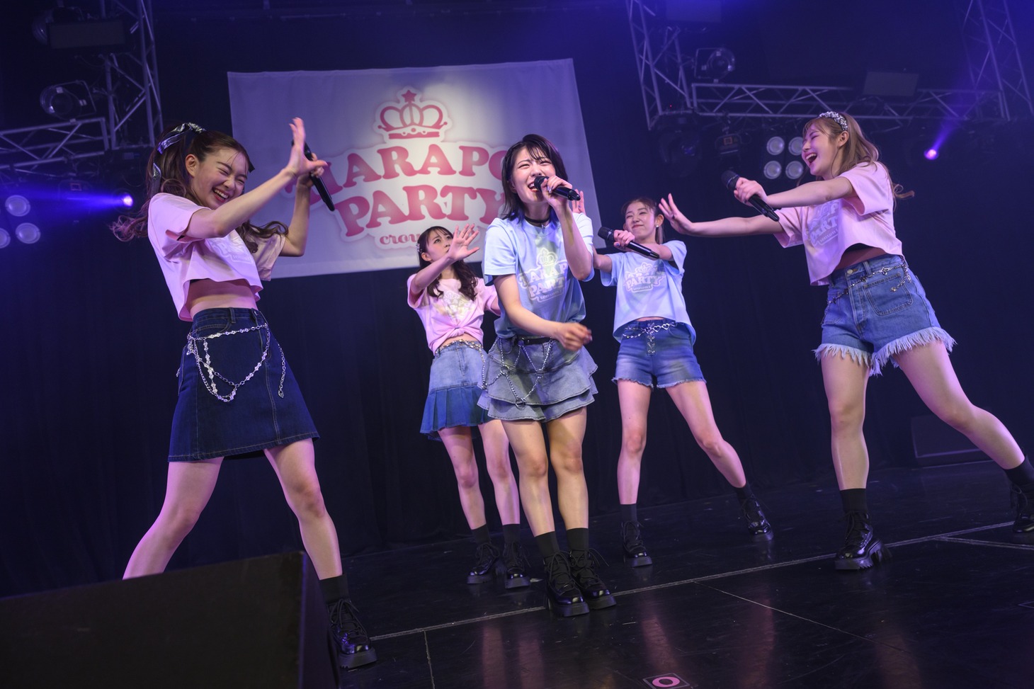 CROWN POP「TIARA POP PARTY Season1」の様子。