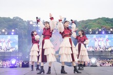 ももいろクローバーZ「ももクロ春の一大事2023 in 福山市 ～笑顔のチカラ つなげるオモイ～」4月23日公演の様子。