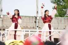 ももいろクローバーZ「ももクロ春の一大事2023 in 福山市 ～笑顔のチカラ つなげるオモイ～」4月23日公演の様子。