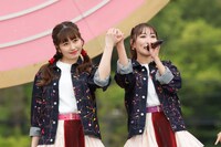 ももいろクローバーZ「ももクロ春の一大事2023 in 福山市 ～笑顔のチカラ つなげるオモイ～」4月23日公演の様子。