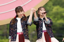 ももいろクローバーZ「ももクロ春の一大事2023 in 福山市 ～笑顔のチカラ つなげるオモイ～」4月23日公演の様子。