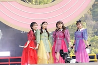 ももいろクローバーZ「ももクロ春の一大事2023 in 福山市 ～笑顔のチカラ つなげるオモイ～」4月23日公演の様子。