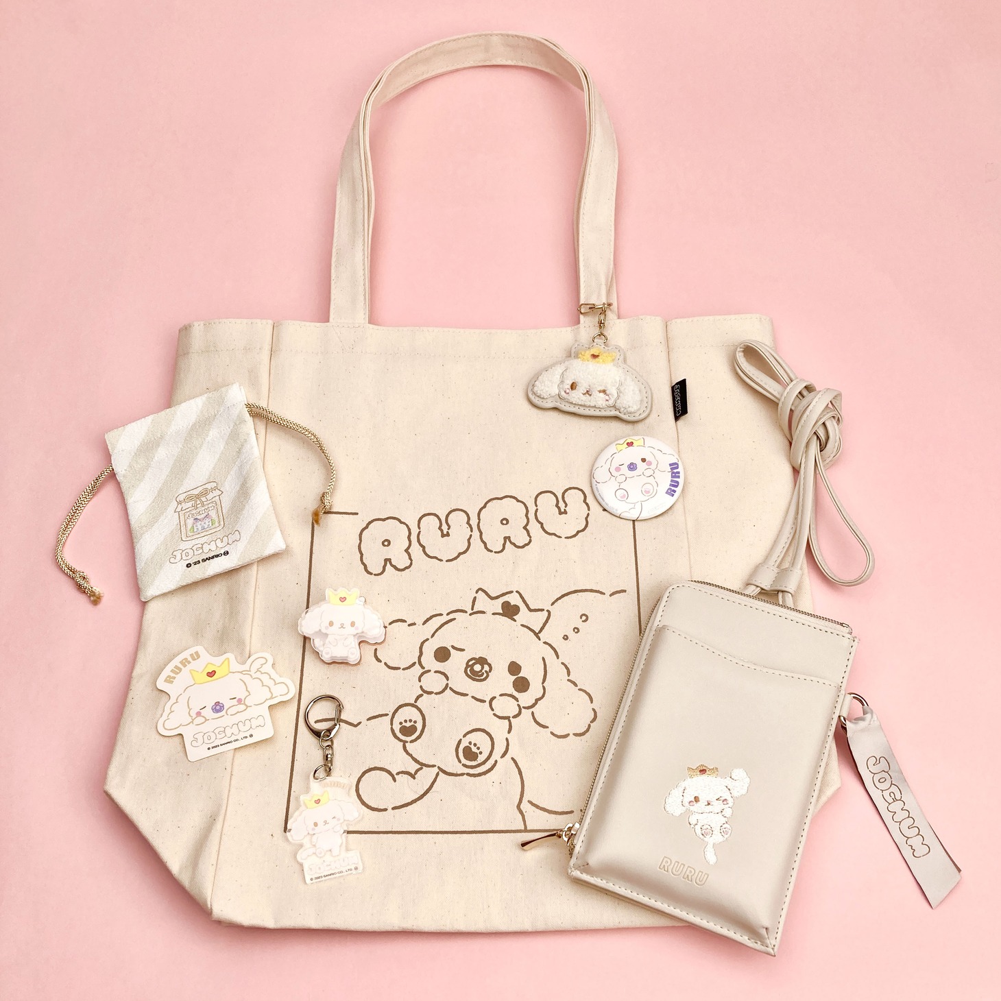 RURU（白岩瑠姫考案）のグッズ。 (c)’23 SANRIO　著作（株）サンリオ