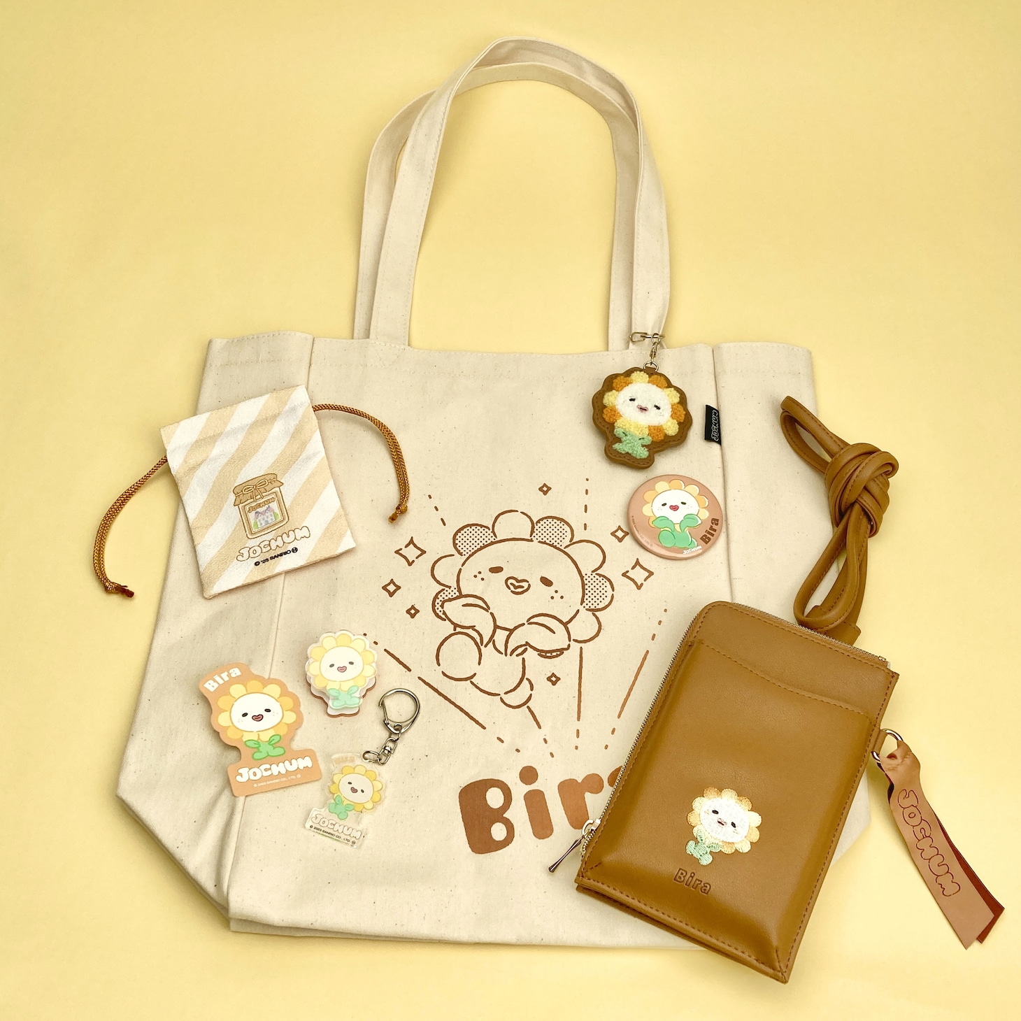 Bira（佐藤景瑚考案）のグッズ。 (c)’23 SANRIO　著作（株）サンリオ