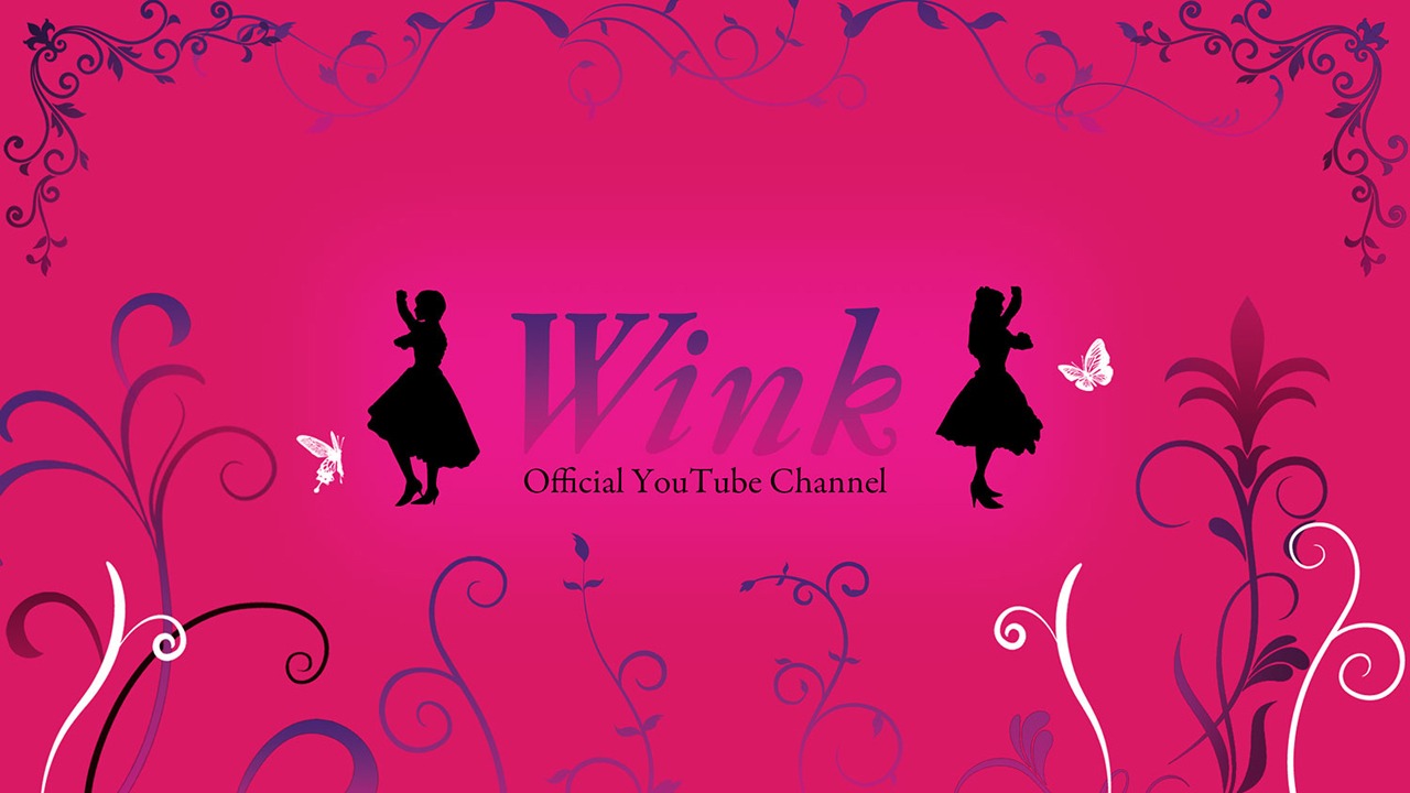 WinkのYouTube公式チャンネルのバナー。