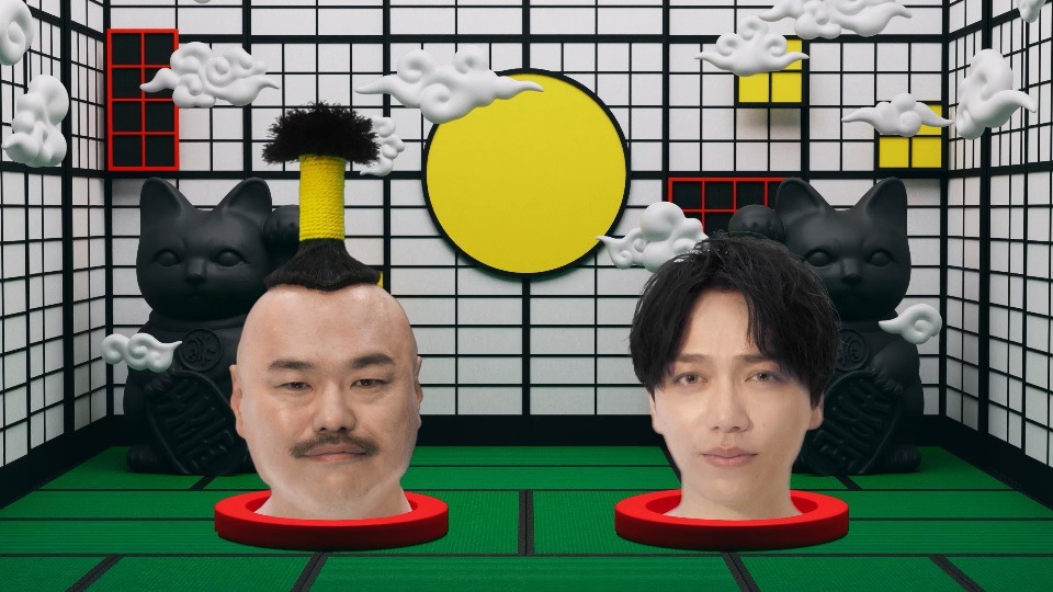 安田大サーカス・クロちゃんが出演する山崎育三郎「千年トラベラー」MVのワンシーン。