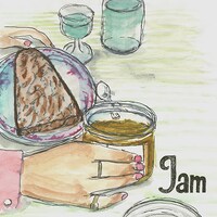 大比良瑞希「Jam」配信ジャケット