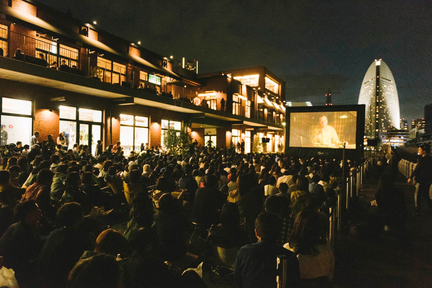 「SEASIDE CINEMA」の様子。